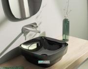 Раковина для ванной Catalano Green Lux 40х40 см чёрный глянцевый 140AGRLXNE