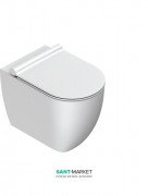 Унитаз напольный Catalano Sfera 35х54 см керамика белый матовый 1VPS54RBM