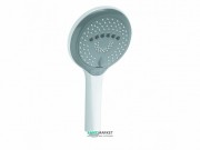 Душевая лейка Kludi Freshline три режима латунь/пластик белый 6790043-00