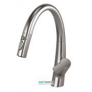 Смеситель для кухни Kraus Argo однорычажный с выдвижным изливом нержавеющая сталь KPF-2522SS