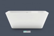 Ванна из искусственного камня Gruppo Treesse Viva 165х70 см белый матовый V286BO
