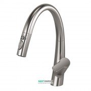 Змішувач для кухні Kraus Argo змішувач з висувним виливом нержавіюча сталь KPF-2522SS