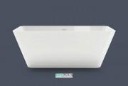 Ванна з штучного каменю Gruppo Treesse Viva 165х70 см білий матовий V286BO