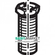 Гвинт довгий AlcaPlast для сифонів пластик чорний S160