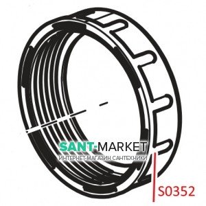 Гайка для сифона для мийки AlcaPlast S0352