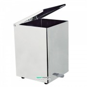 Мусорное ведро с педалью Tres Cuadro-Tres 180х180х250 мм хром 10763627