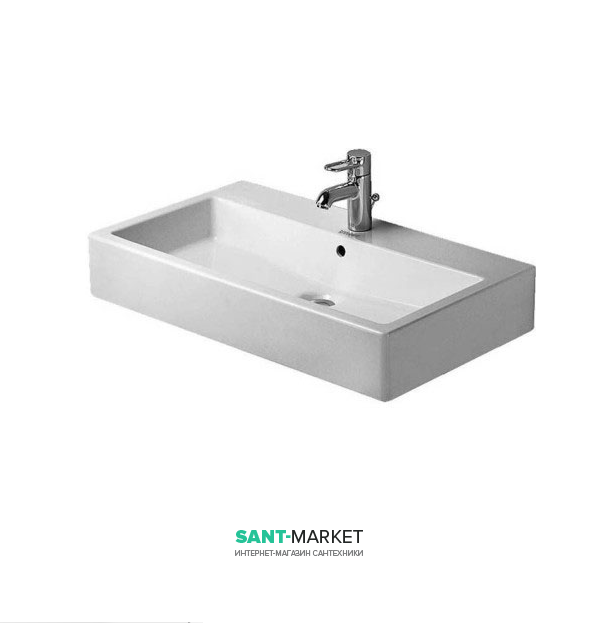 Раковина для ванної Duravit Vero 80х47 см кераміка білий Alpin 0454800027