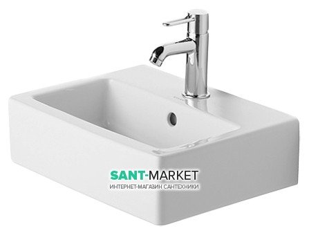 Раковина для ванной Duravit Vero 45х35 см керамика белый Alpin 0704450000