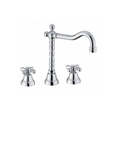 Смеситель для раковины Fiore Margot на 3 отверстия хром 26CR0637(0637)