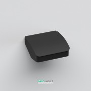 Держатель для туалетной бумаги Sonia S-Cube Black настенный чёрный матовый 173020