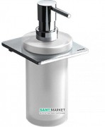 Диспенсер для жидкого мыла Sonia S-Cube настенный белый/хром 166848