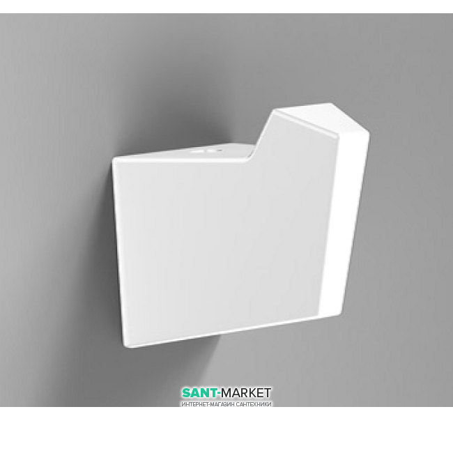 Гачок для ванної Sonia S2 одинарний латунь білий матовий 172504