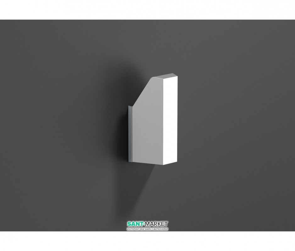 Гачок для ванної Sonia S4 одинарний штучний камінь білий 156351