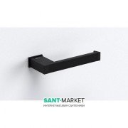 Тримач для туалетного паперу Sonia S-Cube Black настінний чорний 173037