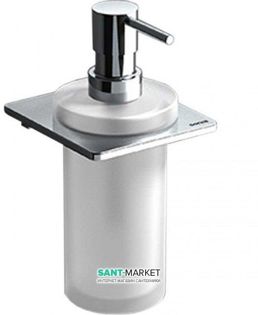 Диспенсер для рідкого мила Sonia S-Cube настінний білий / хром 166848