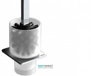 Ершик для унитаза Sonia S-Cube настенный белый/хром 166855