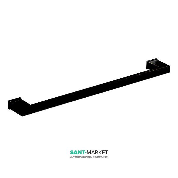 Настенный держатель для полотенец Sonia S-Cube Black чёрный матовый  172993