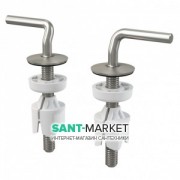 Петлі AlcaPlast для унітазу Antibacterial А601 P096