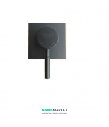 Смеситель для душа Fiore Xenon скрытого монтажа чёрный матовый 44NN7515