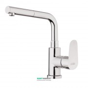 Змішувач для кухні Fiore Kyma з висувним виливом хром 75CR5499