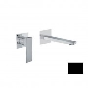 Смеситель для раковины Fiore Kube настенный чёрный матовый 100NN7597