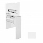 Змішувач для душа Fiore Kube прихованого монтажу білий матовий 100BB7517