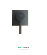 Змішувач для душа Fiore Xenon прихованого монтажу чорний матовий 44NN7515