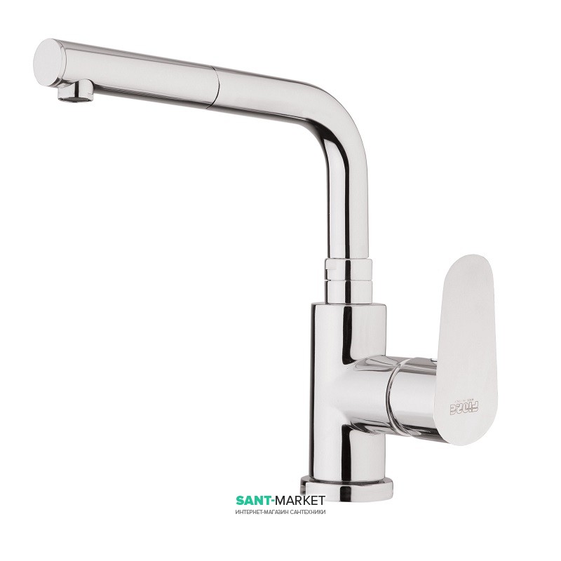 Смеситель для кухни Fiore Kyma с выдвижным изливом хром 75CR5499