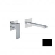 Змішувач для раковини Fiore Kube настінний чорний матовий 100NN7597