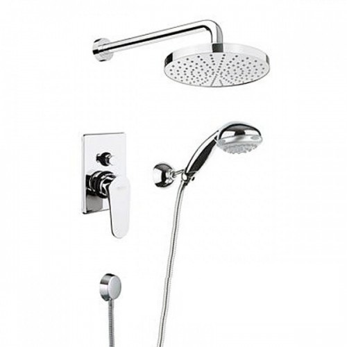 Душевая система Fiore Kevon с верхним и ручным душем хром 81CR6519