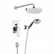 Душова система Fiore Kevon з верхнім і ручним душем хром 81CR6519