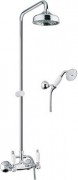 Душевая стойка Fiore Coloniale с верхним и ручным душем керамика/хром 02CR0620