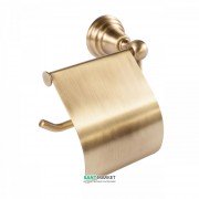 Держатель для туалетной бумаги с крышкой Tres Retro-Tres  состаренная латунь 5246360551