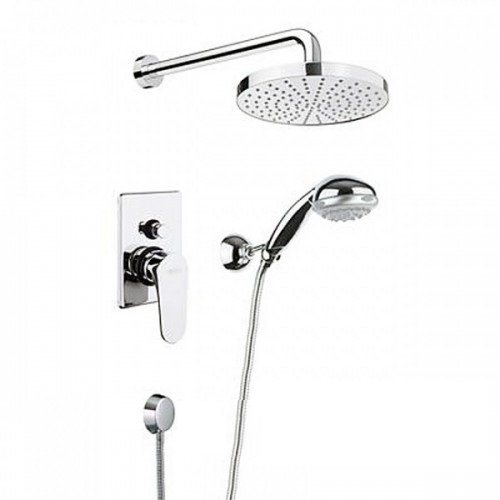 Душевая система Fiore Kevon с верхним и ручным душем хром 81CR6519
