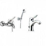 Комплект смесителей для ванной с душевым гарнитуром Fiore Imperial хром IMPERIALSET2X1