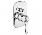 Змішувач для душа Fiore Jafar прихованого монтажу з перемикачем хром 47CR5134