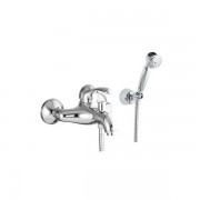 Смеситель для ванной Fiore Jafar однорычажный с ручным душем хром 47CR5103