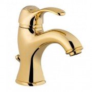 Смеситель для раковины Fiore Jafar однорычажный латунь золото 47OO5221