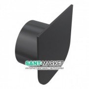 Заглушка торцевая с возможностью подключения притока воды DN75 для дренажного канала AVZ-P004