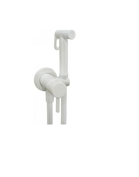 Гигиенический душ со смесителем Fiore белый матовый 30BB8590