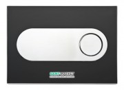 Кнопка смыва для унитаза Pestan Onyx двойной смыв чёрный 40006364