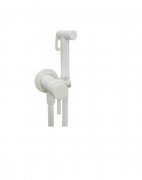 Гигиенический душ со смесителем Fiore белый матовый 30BB8590