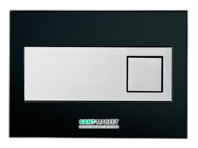 Кнопка змиву для унітазу Pestan Diamond подвійний змив чорний 40006366