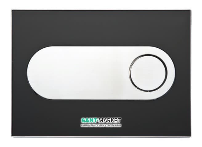 Кнопка змиву для унітазу Pestan Onyx подвійний змив чорний 40006364