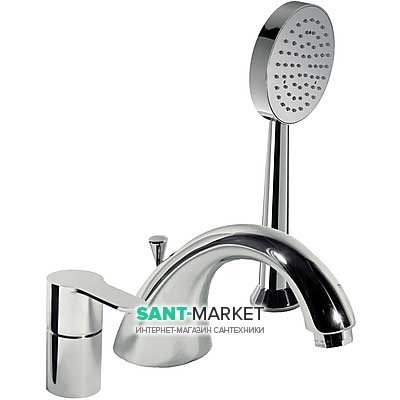 Змішувач для ванної Tres BM-tres врізний одноважільний з душовою лійкою хром 117145