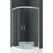 Душевая кабина Novellini Kali R профиль серебро прозрачное стекло KALIR90-1B