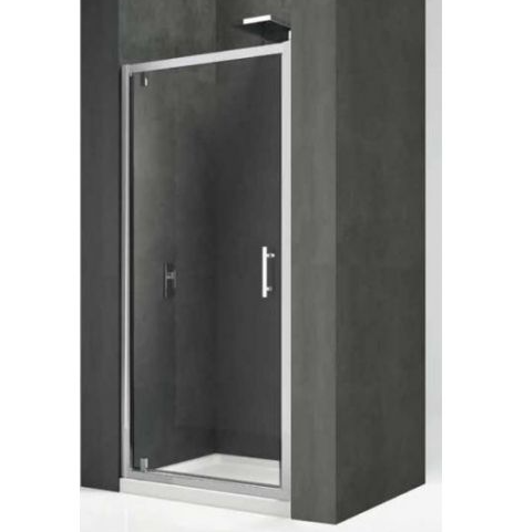 Дверь душевая Novellini Kali G 86-92x195h профиль серебро прозрачное стекло KALIG86-1B