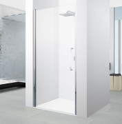 Двері душова Novellini Young 2.0 87-91x200h профіль хром прозоре скло Y21B871K