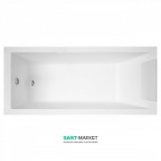 Ванна акриловая Novellini Calos 170x75 см прямоугольная белый CA1117075A