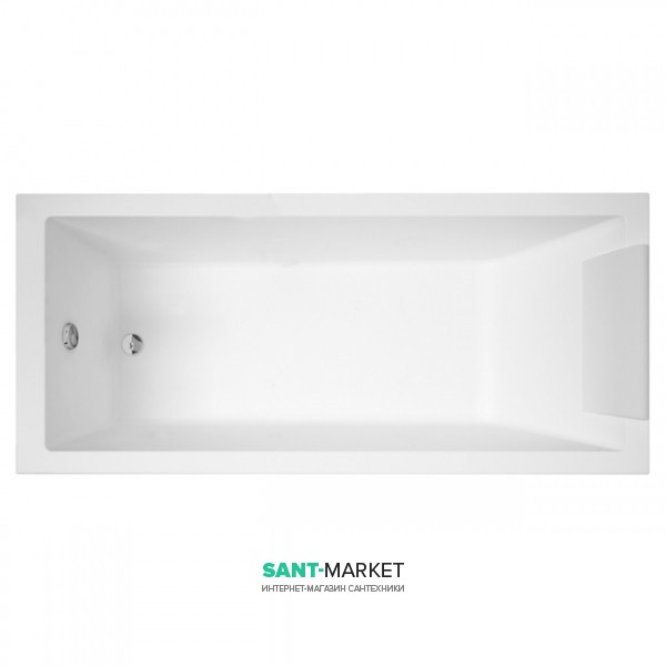 Ванна акриловая Novellini Calos 180x80 см прямоугольная белый CA1118080A